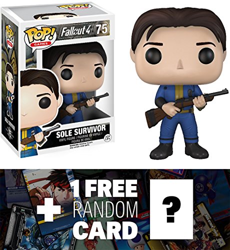 Sole Survivor: Funko POP! x Fallout Vinyl Figure + 1 FREE Video Games Themed Trading Card Bundle [77877]