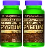 Piping Rock Ultra Standardized Pygeum 100 mg 2 Bottles x 120 Quick Release Capsules Herbal Supplement