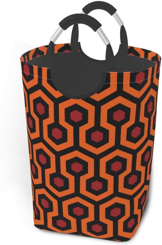 JULOE Plegable Cestas de Ropa Alfombra Persa Negra roja Amarilla