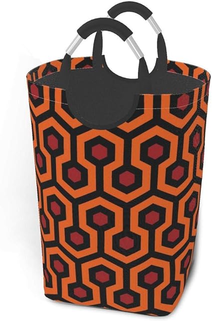 JULOE Plegable Cestas de Ropa Alfombra Persa Negra roja Amarilla