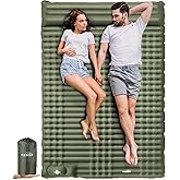 Camping Sleeping Pad-Elegear 4inchUltra-Thick Double Inflating Mattress Camping Waterproof, Air Sleep Mat with Carry Bag Buil