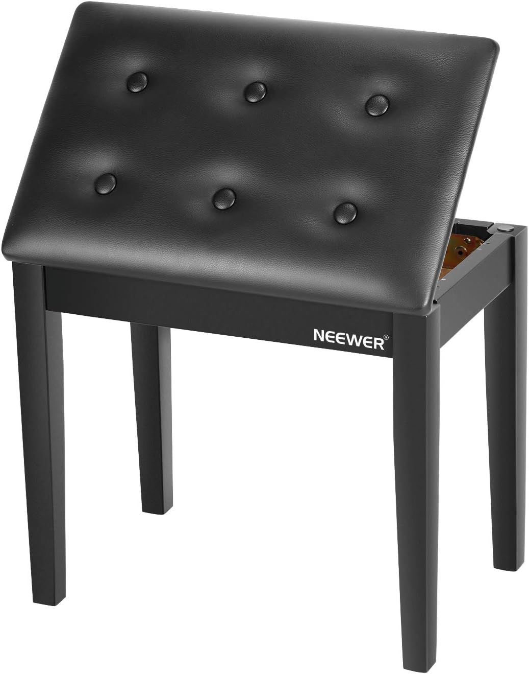 Neewer Taburete Banco Piano Madera con Almacenamiento Partituras