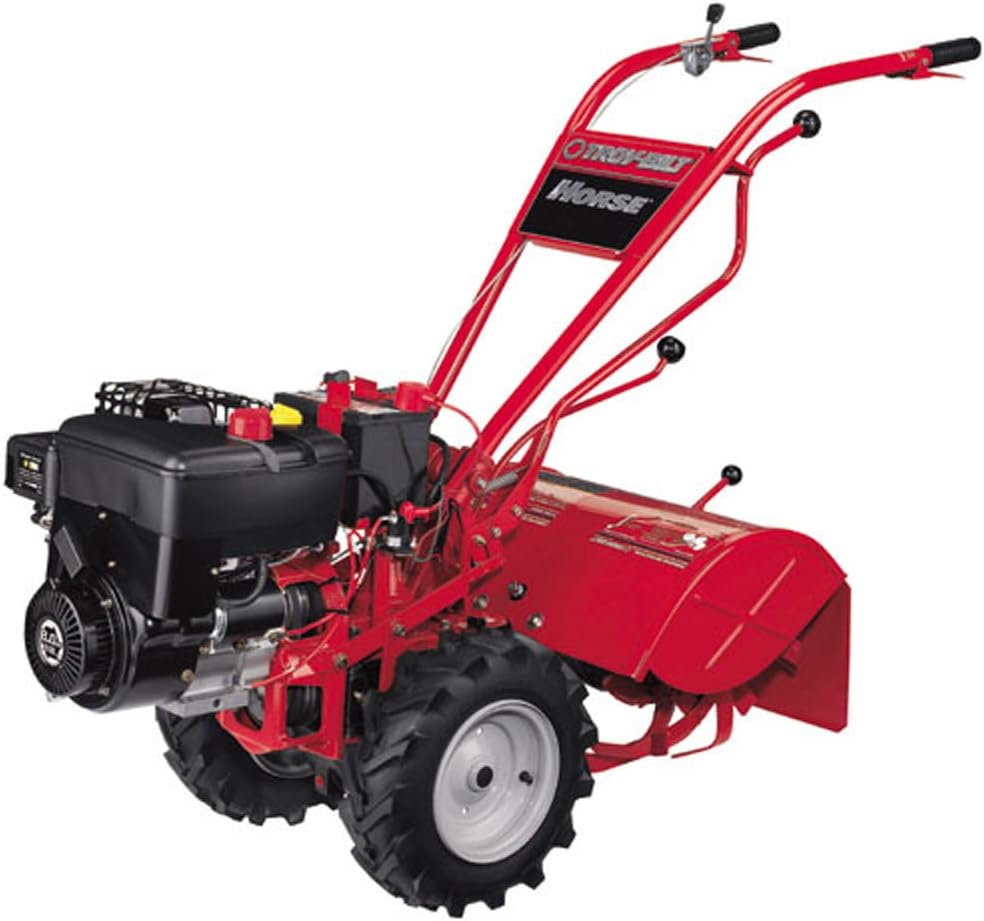 Amazon Com Troy Bilt Horse 8 Hp Rear Tine Tiller Horse Power Tillers Garden Outdoor