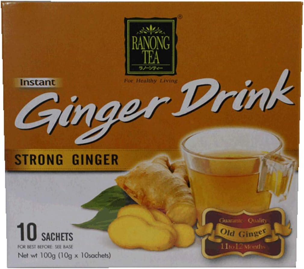 Ranong Tea Strong Ginger Drink 100g (10g x 10 Sachets)