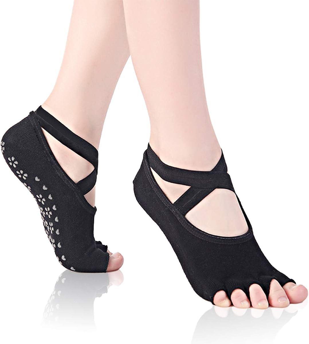 Yoga Socks - No Show Socks Women Pilates Socks Grip Socks Non Slip Barre Socks for Womens