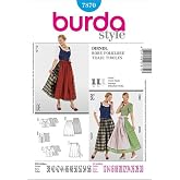 Burda Dirndl Dress Robe Folklore Sewing Pattern 7870