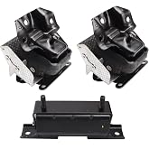 Front Motor and Trans Mount for 07-13 Silverado Sierra 1500 5.3L 6.0L 6.2L | Only fits 4WD Auto Trans Engine,Replacement for A2638 A5365 A5365,3PCS