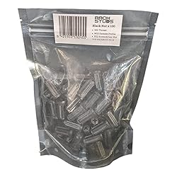 Rackstuds M6 Nut - 100-pack in Black. Suits All