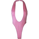 Nyteez Women's Swimsuit Skimpy One Piece Monokini Bathing Suit Suspender Bikini