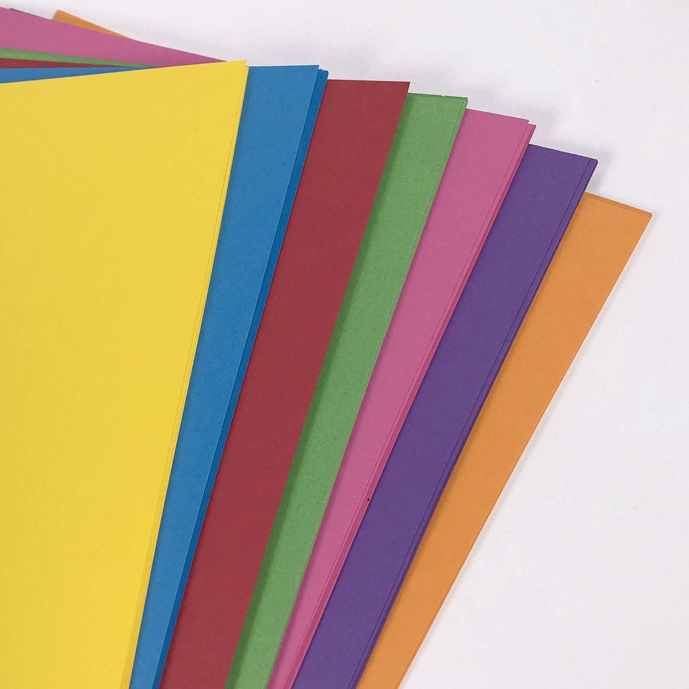 RAINBOW Intensive A4 160 gsm Bright Rainbow Coloured Card (Pack of 70 Sheets) &House of Card & Paper A4 160 gsm Card - White (Pack of 50 Sheets) - Image 3
