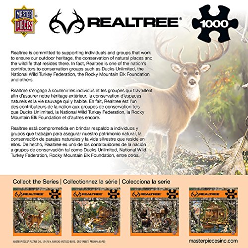 MasterPieces REALTREE Backcountry Buck 1000 Piece Jigsaw Puzzle by Dona Gelsinger