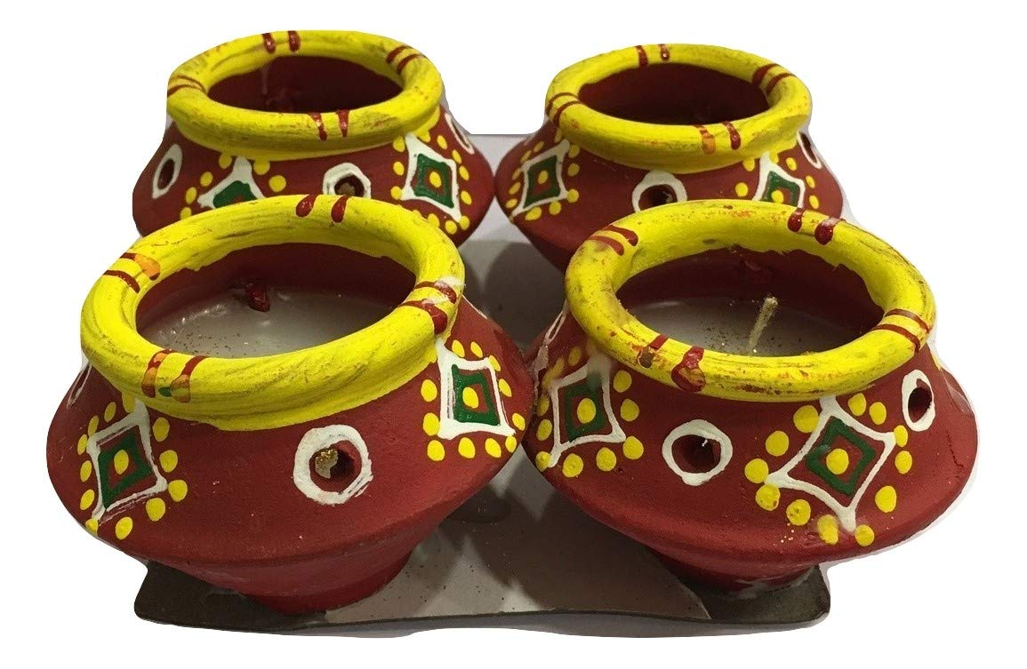 Buy Digital Dress Room Diya For Diwali Colorful Handmade