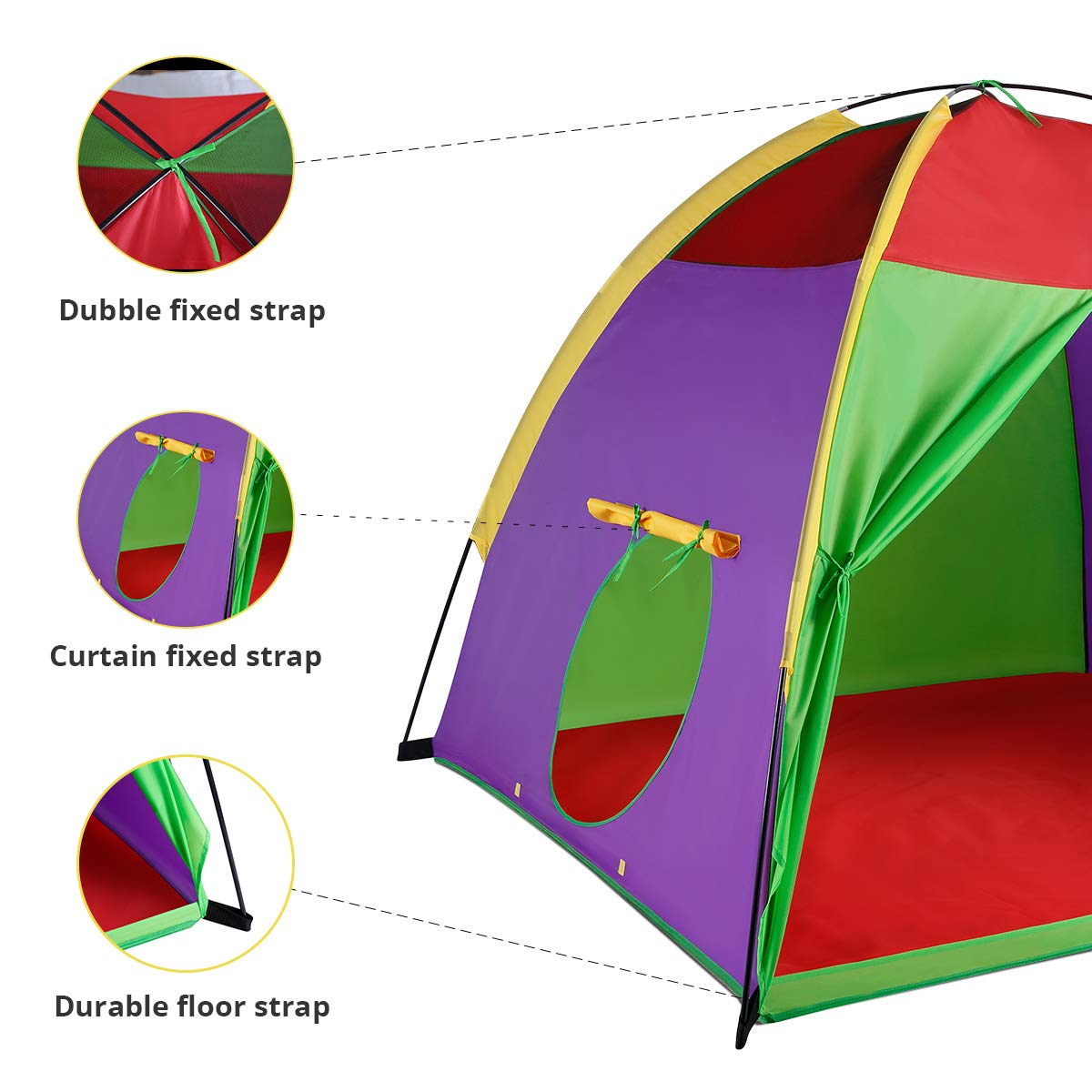 Alvantor Kids Tents Indoor Children Play Tents For Toddler Tents For Kids Pop Up Tent Boys Girls Toys Indoor Outdoor Play Houses Giant Party 58”x58