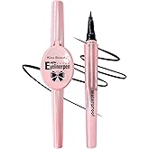 JOSURBEAUTY aterproof Liquid Eyeliner Pen,Smudge-Proof and Longwearing, Quick-Dry Liquid Formula for Precise Eye Definition, Black