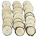 Yexpress 24Pcs 2-2.5-Inch Unfinished Natural Thick Wood Slices Circles with Tree Bark Log Discs for DIY Craft Christmas Rustic Wedding Ornaments