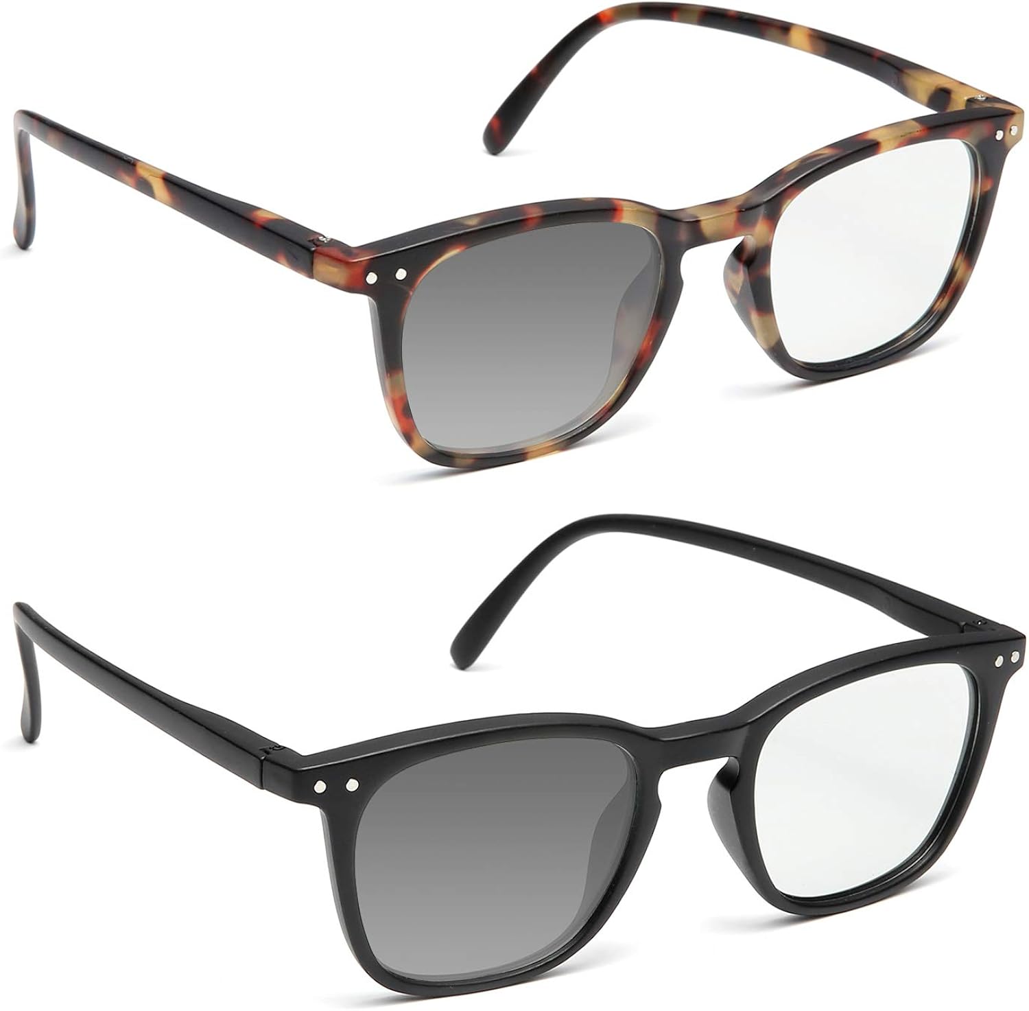 SKYWAY Blue Light Blocking Glasses, Classic Retro Photochromic