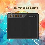 GAOMON S620 6.5x4 Inch Pen Tablet 8192 Pressure 4 Express Keys Battery-free Pen view 3