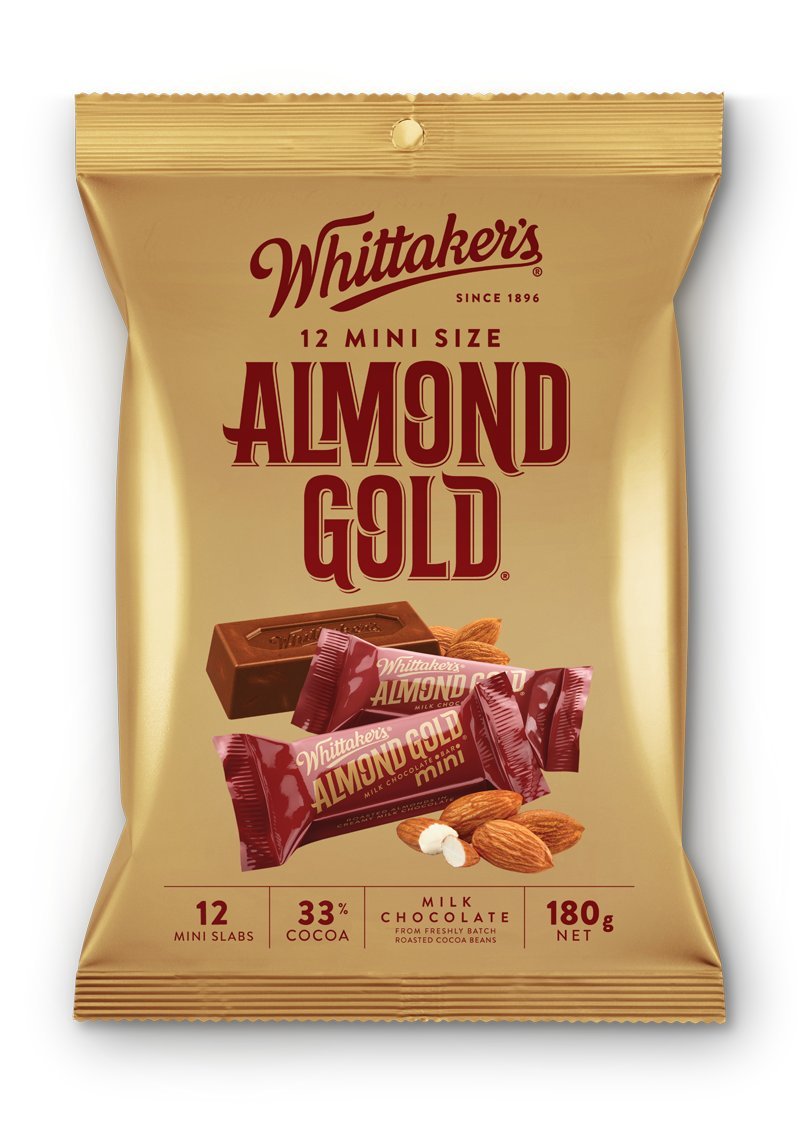 Whittaker's 12 mini size chocolate slab 180g (Made in New