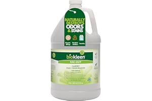 Biokleen Bac-Out Enzyme Stain & Odor Remover - 128 Ounces - Destroys Stains & Odors Safely, for Pet Stains, Laundry, Diapers, Wine, Carpets, & More, Eco-Friendly, Non-Toxic