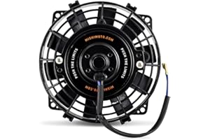 Mishimoto MMFAN-6 Slim Electric Radiator Fan, 6” Universal Fit, 12 Volts, Black