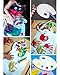 Acerich 5 Pack Paint Tray Palette Plastic Artist Paint Palettes for Painting - 10 Wells with Thumb Hole(White)