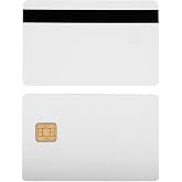 Bodno J2A040 Chip Java Jcop Cards W/Hico 2 Track Mag Stripe Jcop21-36K - 10 Pack White with Black Mag