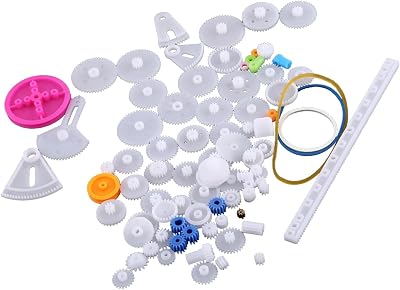 Walfront Plastic Motor Gears DIY Robot Car Gear Pulley Worm Set 85 Kinds