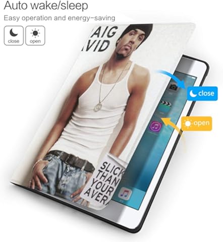 Wehoiweh Cra-Ig David, carcasa antiarañazos delgada y ligera con soporte ajustable, función de reposo/despertador, protección trasera para iPad Air3 10.5 iPad Air3 10.5 talla única