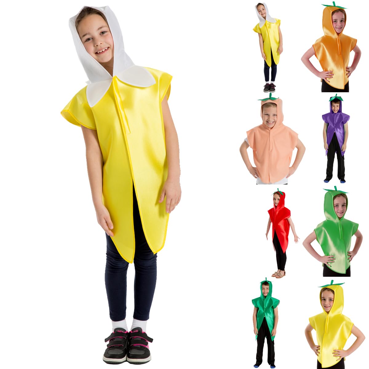 Charlie Crow Banana Costume for kids 3-8 years.