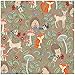 Jillson Roberts 6-Roll Count Baby Gift Wrap Available in 5 Different Designs, Krafty Fox