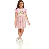 Disney Girls Disney's Princess Girls Sequin Sleeve Tulle Dress