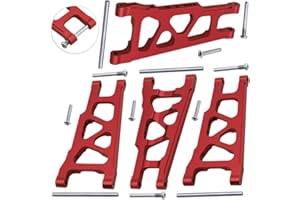 Hobbypark Front/Rear Aluminum Suspension Arms w/Screw pins Replacement of 3655x for RC Traxxas 1/10 Slash 4x4 4WD Stampede 4x