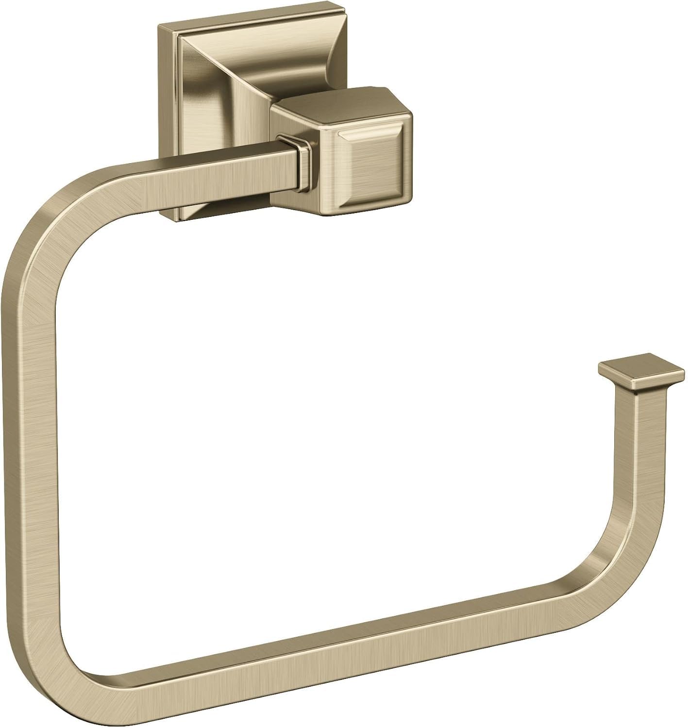 Amerock | Towel Ring | 5-3/4 inch (146 mm) | Golden Champagne | Mulholland | Towel Holder | Bath Hardware | Bathroom Accessories
