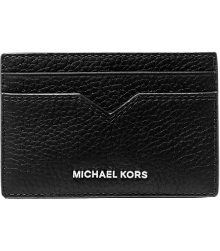 Amazon.com: Michael Kors Men's Hudson Notched Money Clip Card Case