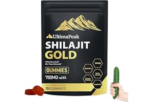 Ultimapeak Pure Himalayan Gummies for Men & Women –85+ Trace Minerals & 75% Fulvic Acid, 60 Gummies(1pcs)