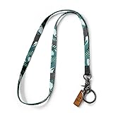 MNGARISTA Neck Lanyard for Keys, Floral Key Lanyard