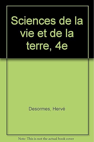 Download Sciences de la Vie et de la Terre, 4ème PDF