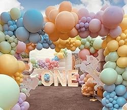 KALOR 18 inch Pastel Orange Balloons, 10pcs Thick