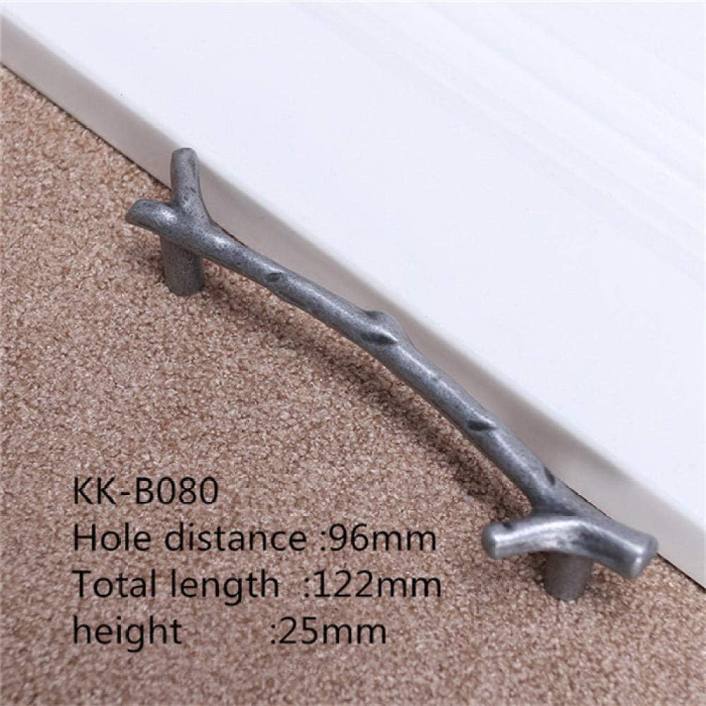 WANDOM Perillas de manija de muebles de rama de árbol europeo moderno