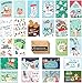24 Cute Christmas Cards Assorted - Joyful Christmas Greeting Cards in 24 Unique Designs -Happy Holiday Cards- Family Christmas Cards- Bulk Assorted Christmas Cards with Envelopes, 4 x 6 Inches