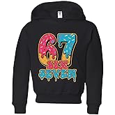 wild custom apparel Kids 6 7 67 Boys Girls Kids Youth Ice Cream Funny Ugly Christmas Sweatshirt Hoodies