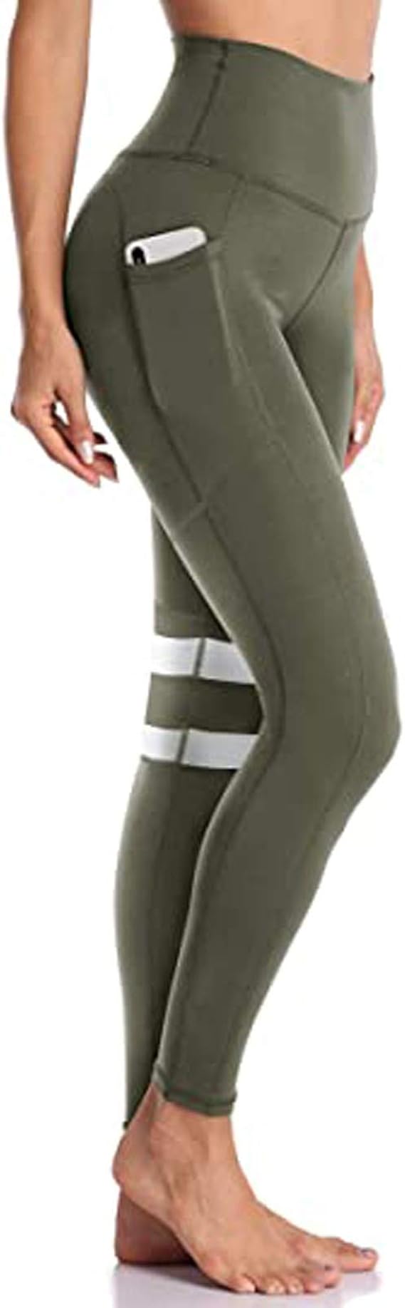 WOYAOFA Cotton Workout Women's High Waisted Leggings Yoga Scrunch Butt