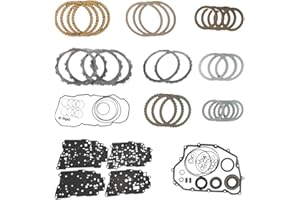 YDMON 6F35 Transmission Master Rebuild Kit, Compatible with Escape 2009-2017, Explorer 2012-2015, Fusion 2010-2017, MKC Edge Tribute Mariner, Automotive Rebuild Overhaul Kit with Seals Replaces Part