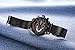 Watch, Luxury Business Casual Watches Waterproof Quartz Analog Wrist Watch, with Black Stainless Steel Mesh Band, Good Gift for Family and Friends