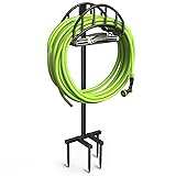 Yumatum Garden Hose Holder - Upgraded Metal Reel