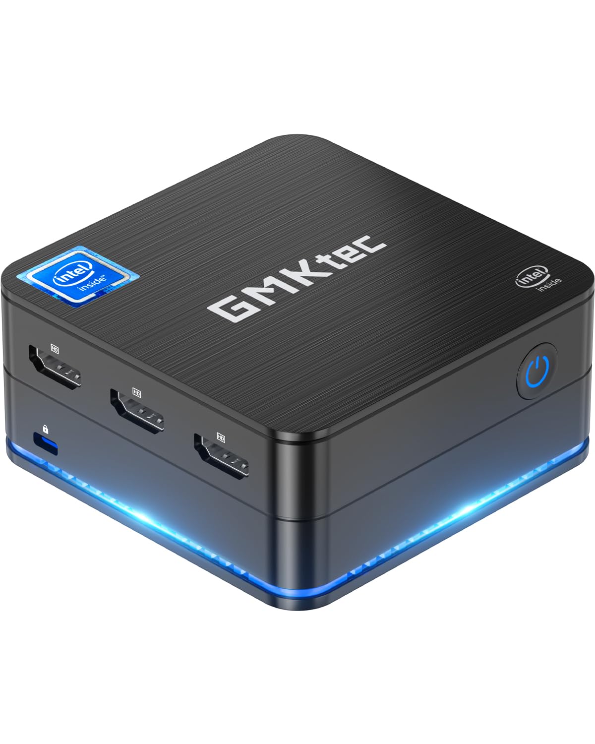 GMKtec Mini PC Preinstalled Windows 11 Pro 8GB RAM 512GB SSD, Micro Computers Intel N150, Desktop Computer with 4K Triple Display, Dual LAN, WiFi6, BT5.2, NucBox7 for Office/Home/Business