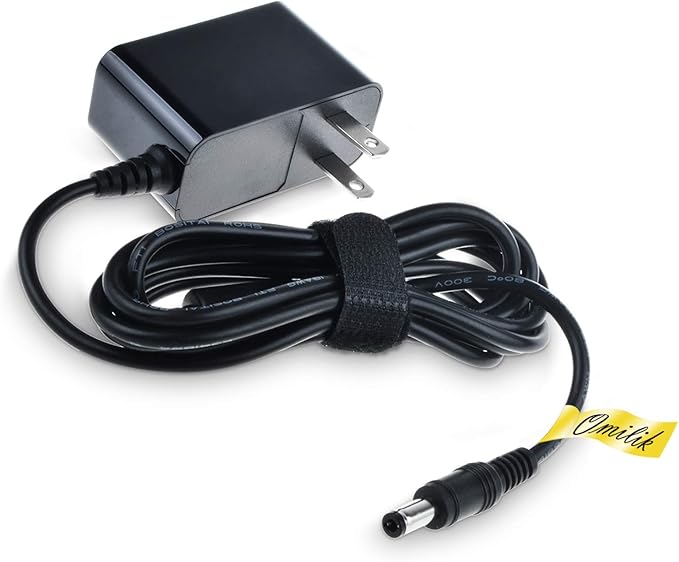 Omilik 9V 6FT AC to DC Adapter Replacement Charger fit