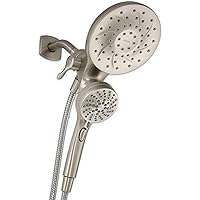 Moen 26009SRN Engage Magnetix Multi-Function Handshower and Rainshower Combo, Spot Resist Brushed Nickel