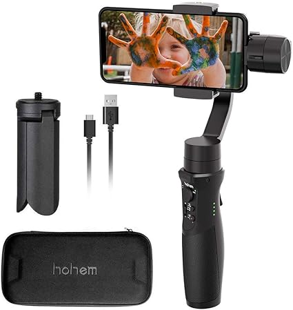 Amazon Co Jp Hohem Isteady Mobile スマホ スタビライザー 手持ち ジンバル 3軸 ミニ三脚付き 日本語取説付属 Iphone スマートフォン ジンバル スタビライザー ハンドヘルド 手ブレ防止 Phonegoモード 美容モード トラッキングモーション 遅延撮影 フォーカス