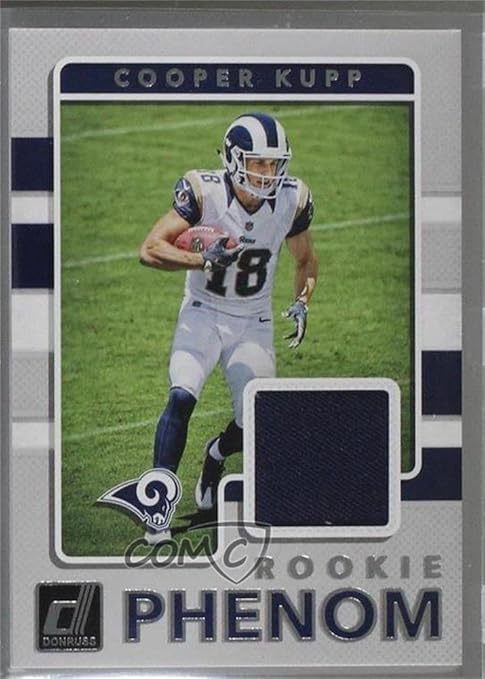 Amazon Cooper Kupp Football Card 2017 Panini Donruss Rookie 